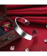 Sterling Silver Glossy Silver Cuff Bracelet - $17.95