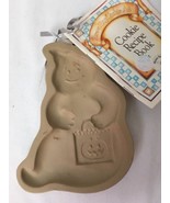 Brown Bag Cookie Art Mold Trick or Treat Ghost 1990 Hill Design for Hall... - £19.94 GBP