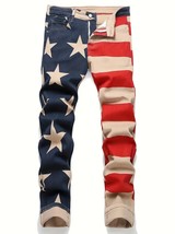American Flag Pattern Jeans - £38.60 GBP