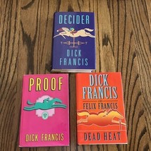 Lot of 3 Dick Francis Mysteries -Dead Heat With Felix Francis- Proof-Dec... - €12,93 EUR