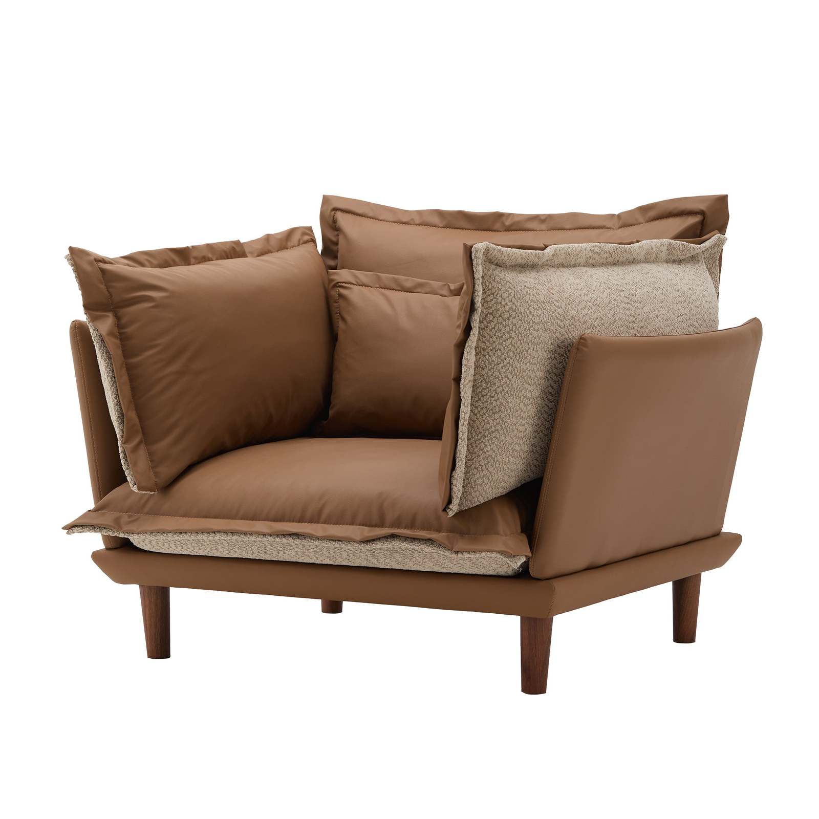 Modern Chenille Oversized Armchair - Accent Sofa Lounge Chair for Living Room Item image 4