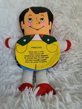 Vintage Pinocchio Plush Rare Doll 1960s Many Faces The Story Of Pinocchio - £10.92 GBP