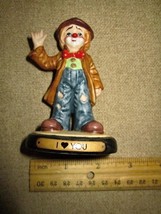 NIB Vintage Little Emmett Clown Figure “I Love You by Flambro Imports - £15.69 GBP
