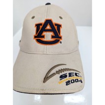 Auburn University SEC Champions 2004 Men Beige Adjustable Strap Back Cap... - $12.00