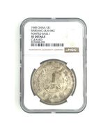1949 Cina S$1 Dollaro Sinkiang L&amp;M-842 Base Appuntita 1 di NGC come DETT... - €1.426,31 EUR