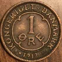 1912 Denmark 1 Ore - £2.50 GBP