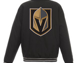 NHL Vegas Golden Knights Poly Twill Jacket Embroidered Patches Logo JH D... - £104.16 GBP