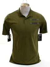 Nike Dri Fit NFL Denver Broncos Green Salute To Service Polo Shirt Men&#39;s NWT - £71.95 GBP