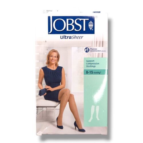 JOBST Knee High CT Silky Beige Size 7-8 Medical Compression Stockings 8-15 mmHg - $15.95
