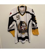 MENS XS Stoney Creek WARRIORS #53 Adidas  Hockey Jersey FITS MUCH BIGGER... - $47.05 CAD