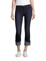 NWT JOES JEANS 25 denim blue cuffed crop jeans flawless silhouette $172 ladies - £65.98 GBP