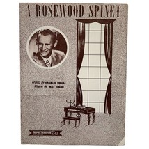 A Rosewood Spinet Piano Sheet Music 1948 Charles Tobias Nat Simon - $7.99