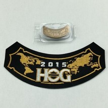 2015 Harley Davidson Owners Group HOG Group Patch &amp; Pin Set For Vest Jac... - $18.69