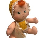 Little Loves Wendy&#39;s Wee Wuns Albany GA Vintage Fabric Baby Doll 12&quot; W T... - £10.50 GBP