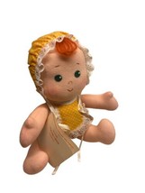 Little Loves Wendy&#39;s Wee Wuns Albany GA Vintage Fabric Baby Doll 12&quot; W Tag RARE - £10.50 GBP