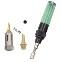 1300 Celsius Butane 4 In 1 Portable Welding Pen Soldering  Set Burner Bl... - $160.98