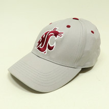 Washington State Cougars NCAA Gray Red Baseball Cap Hat Strapback - £9.36 GBP