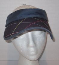 Nike Golf Visor Hat Cap Gray Green Purple Pink adjustable Hook &amp; Loop - $14.80