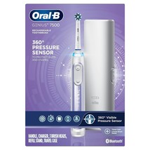 Few times used - Oral-B 7500 Electric Toothbrush, Orchid Purple with 3 B... - $64.35