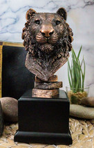 Jungle Wildlife Apex Predator Bengal Tiger Bust Sculpture 9&quot;H With Trophy Base - £40.88 GBP