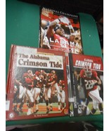 3 ALABAMA CRIMSON TIDE Collectibles-2 Books and One Magazine - £9.82 GBP