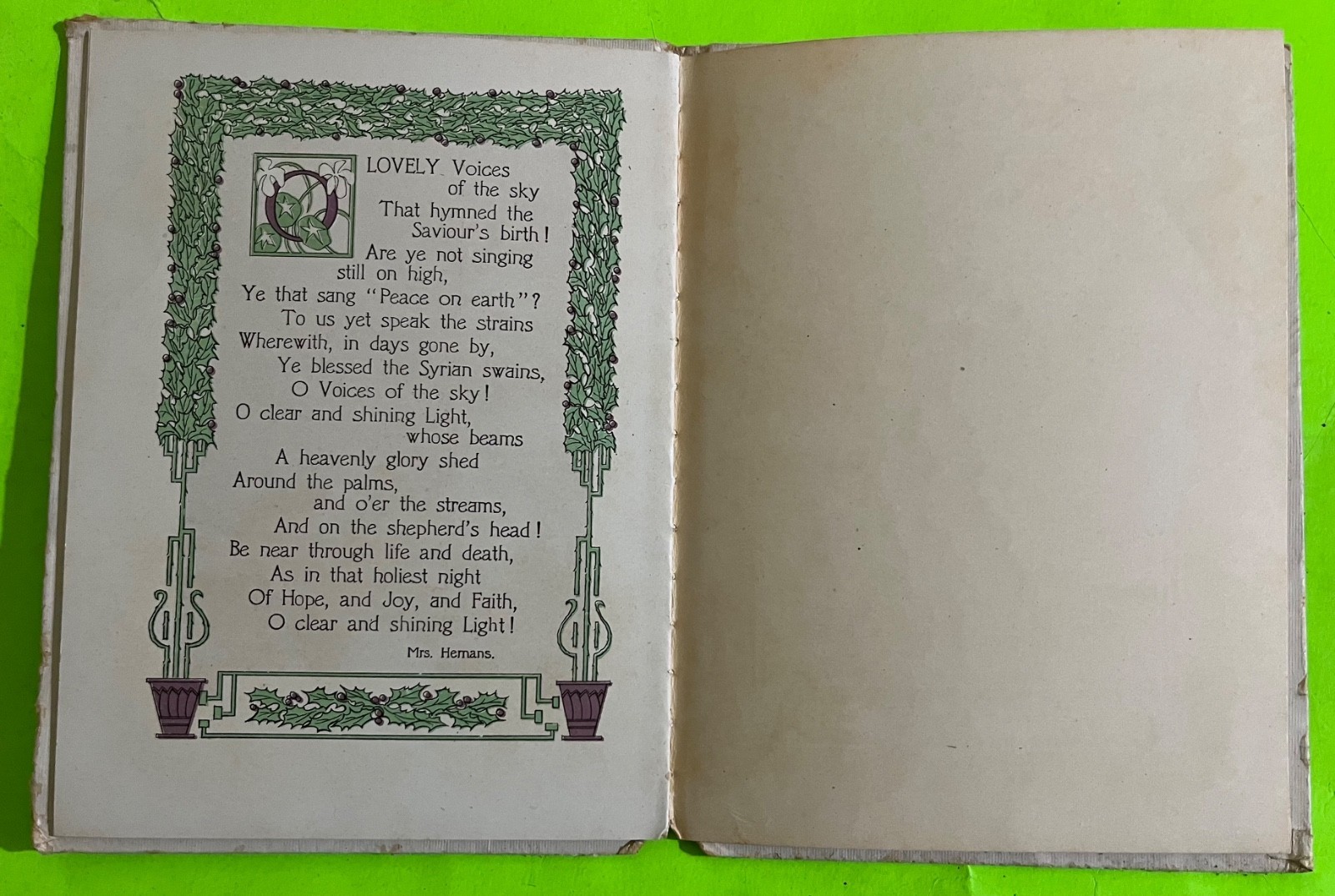 Vtg The Gladdest Christmas (Christmas verse collection) Herrick et al (HC 1911 ) Item image 7