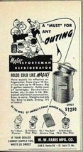 1950 Print Ad Faris Magic Sportsman Refrigerators St Louis,MO - £6.67 GBP