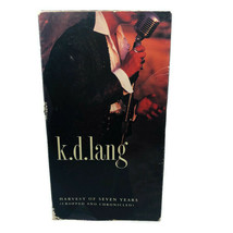 k.d. lang Harvest of Seven Years (Cropped and Chronicled) VHS Music 1991 - £6.78 GBP