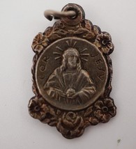 Cor Jesu N Domina Our Lady Of Fatima Catholic Religious Medal Pendant Italy - £19.45 GBP