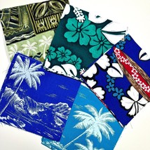 Charm Pack Hawaiian Tropical Prints Fabric 5” Squares Qty. 72 Rayon Cotton Blend - £12.57 GBP