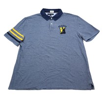 Tommy Hilfiger Shirt Mens 2XL XXL Blue Yellow Polo Golf Logo Hike Spell Rugby - £14.70 GBP