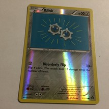 2016 Klink Basic Reverse Holo Pokemon Card 71/114 - $50.12 MXN