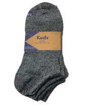 Keds Everyday Low Cut Socks Women 9-11 Shoes 6-10 Black Marl Sports Casual - €11,86 EUR