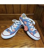 Converse Low Top Sneakers Junior Youth Girl Floral Hibiscus Shoes Size 3... - $34.65