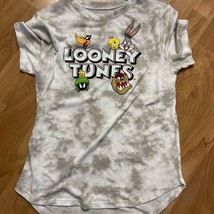 Looney Tunes Women&#39;s T Shirt - Size Medium Bugs Daffy Taz - £7.90 GBP
