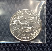 2021-P Washington Crossing The Delaware Clad Quarter Uncirculated - £1.92 GBP