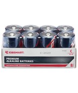 JobSmart 7121-8S C Alkaline Batteries, 8-Pack Mercury And Cadmium-free P... - £22.30 GBP