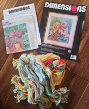 Crate Full of Love 1990 Dimensions Needlepoint Kit Lab/Golden Retriever ... - £23.45 GBP