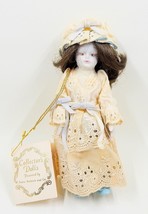 Victorian Porcelain Collector Dolls Presented by Sears Roebuck and Co Tag 6 In - £10.22 GBP