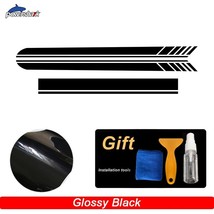 3 Pcs Door Side Stripe Skirt Sticker Edition 1 Car Hood Decal   Benz CLS Cl C257 - £96.72 GBP