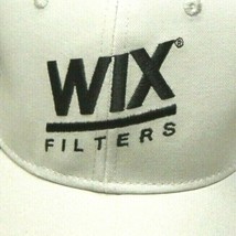 Vintage Wix Filters Gray Hat Hook &amp; Loop K-Products Black &amp; White - £4.60 GBP