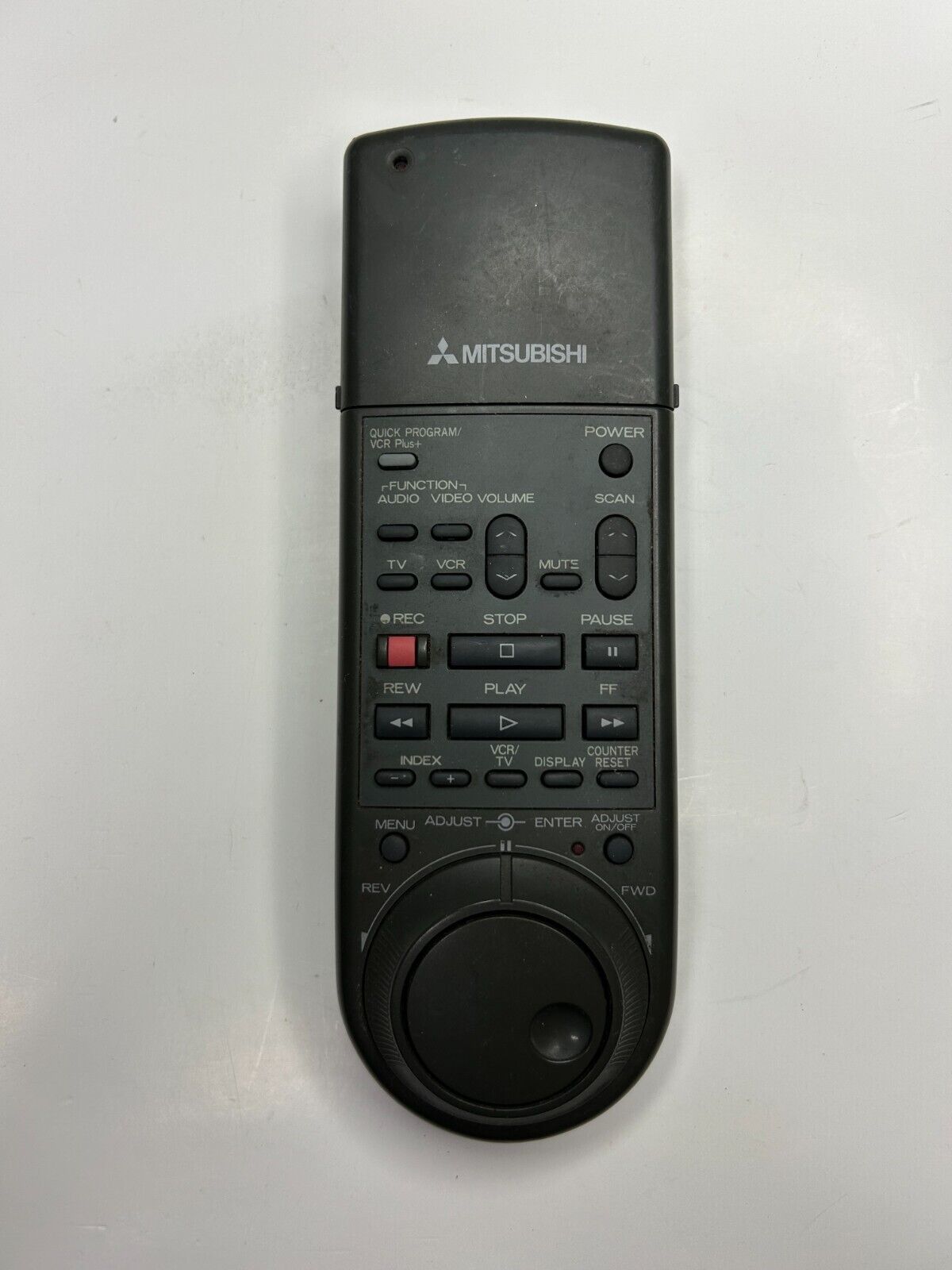 MITSUBISHI HS-U650/U770 VCR Plus Remote Control, Gray - OEM Original  			