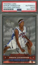 2004 Upper Deck #227 Shaun Livingston Signed Card AUTO PSA Slabbed Clippers - £62.47 GBP