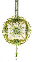 The Cracker Box  Inc Christmas Ornament Kit Icicle MInt with Lime Accents - $46.20