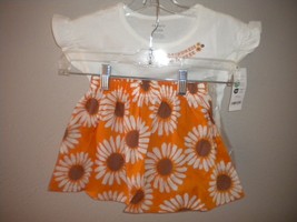 Carter&#39;s Toddler Girls Size 3T Sunflower Skort Set NWT 2Piece - $8.99