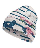 Mondxflaur Floral Flowers Winter Beanie Hats Warm Men Women Knit Caps fo... - £15.16 GBP