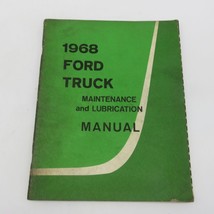 1968 Ford Truck Shop Service Manual Book OEM Maintenance &amp; Lubrication Book - $4.99