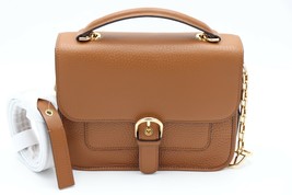 NWT Michael Kors Brown Leather Cooper School Satchel Shoulder Crossbody ... - £182.25 GBP