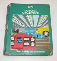 1978 Plymouth Sapporo Dodge Challenger Body Chassis Service Manual USED - £7.62 GBP