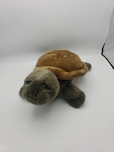 Dakin Lou Rankin Friends Turtle Plush 15&quot; Stuffed Animal Toy Green Brown - £14.49 GBP